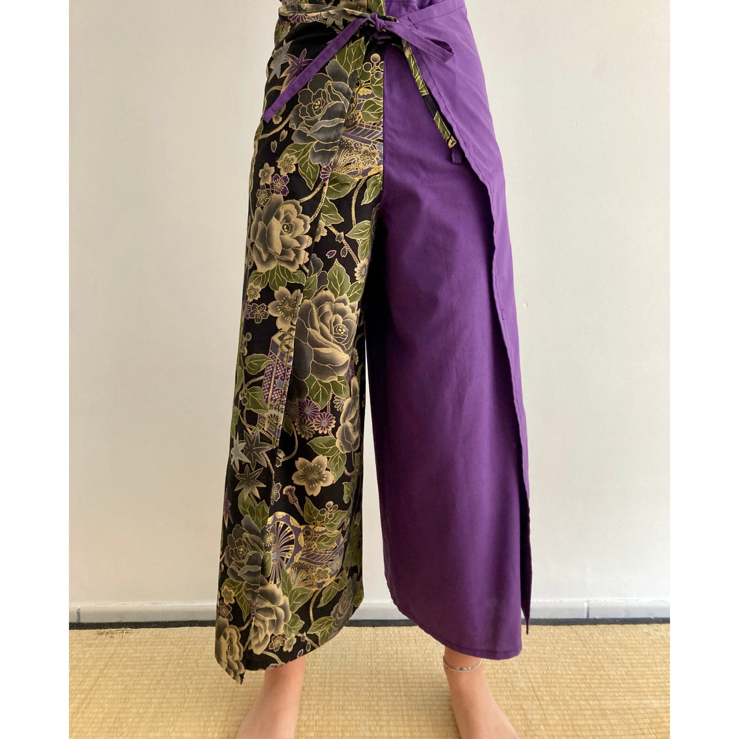 PANTALON HAKAMA "HANA VIOLETTE" par KARA